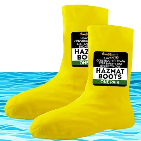Comfitwear Haz-Mat Latex Boots Size: 2X-Large, Model: HZMTBT-2X